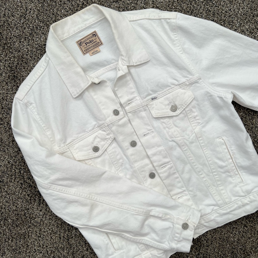 Ralph Lauren Classic White Denim Jacket